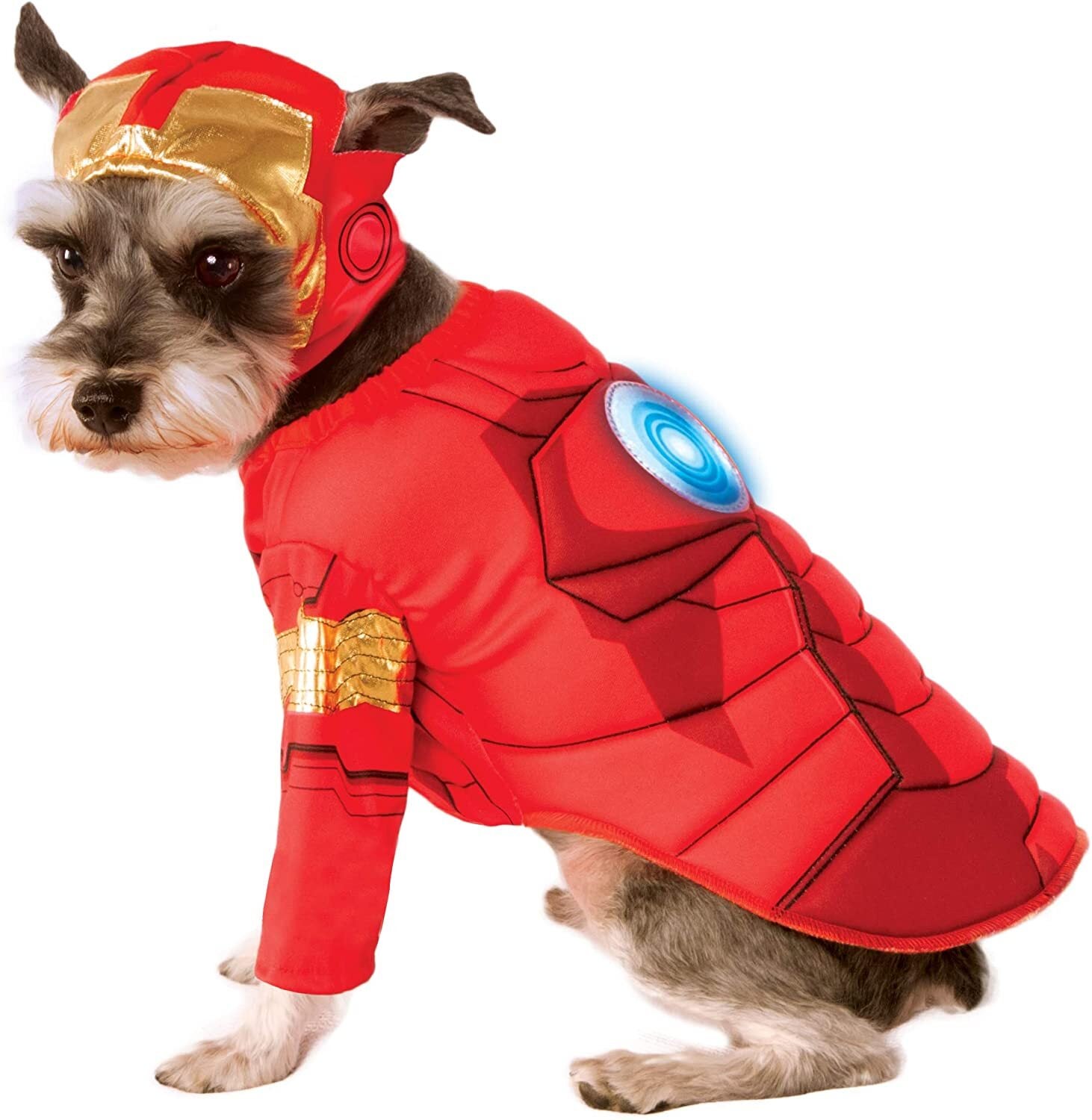 Superhero Pet Costume Avengers Assemble Deluxe Iron Man PAW